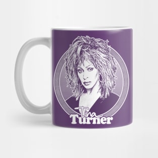 Tina Turner ///// 80s Style Retro Fan Art Design Mug